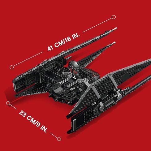 LEGO Star Wars Episode VIII Kylo Ren's Tie Fighter 75179 Building Kit, TIE Silencer Model and Popular Gift for Kids (630 Pieces) in Saudi Arabia