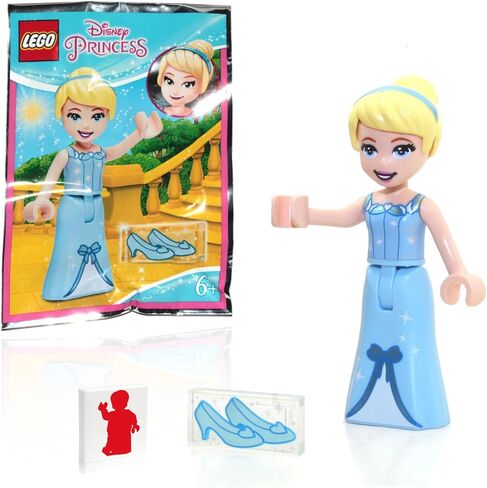 LEGO Disney Princess Cinderella Minifigure - Cinderella (in Blue Dress and Glass Slippers) Limited Edition in Saudi Arabia