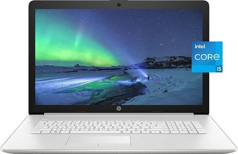 [Windows 10 Home] 2022 Newest HP Notebook Laptop, 17.3" Full HD Non-Touch Display, 11th Gen Intel Core i5-1135G7 Processor, 16GB RAM, 1TB PCIe SSD, Webcam, HDMI, Wi-Fi, Silver in Saudi Arabia