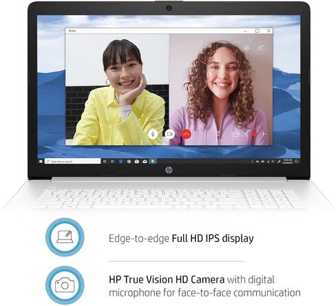 [Windows 10 Home] 2022 Newest HP Notebook Laptop, 17.3" Full HD Non-Touch Display, 11th Gen Intel Core i5-1135G7 Processor, 16GB RAM, 1TB PCIe SSD, Webcam, HDMI, Wi-Fi, Silver in Saudi Arabia