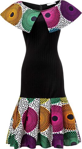 فستان SHENBOLEN النسائي الأفريقي للحفلات وحفلات الكوكتيل وحفلات الكوكتيل in Kuwait