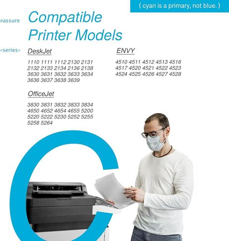 خرطوشة حبر 63XL معاد تصنيعها من CKMY لحزمة HP 63 Combo لـ Envy 4520 3634 OfficeJet 522 3830 5252 4650 5258 4655 4652 5255 DeskJet 3636 111 3630 1112 363630 363630 7 طابعة (1 لون أسود واحد) in Kuwait