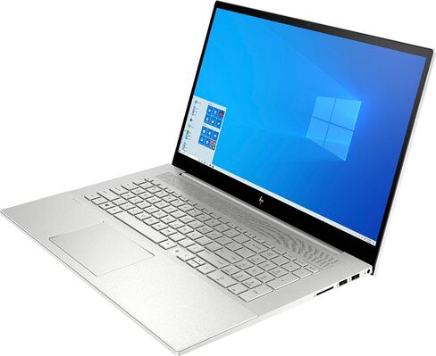 HP Envy 17.3 Inch FHD Touch-Screen 512GB SSD + 32GB Optane i7 2-in-1 Laptop (12GB RAM, Quad-Core i7-1065G7, GeForce MX330, Windows 10 Home) Natural Silver 17M-CG0013DX in Saudi Arabia