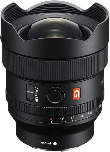 Sony FE 14 ملم f/1.8 GM إطار كامل عدسة برايم جي ماستر واسعة الزاوية مع حافظة صلبة من كوه ومجموعة مناديل العدسات المبللة (3 منتجات) in Saudi Arabia