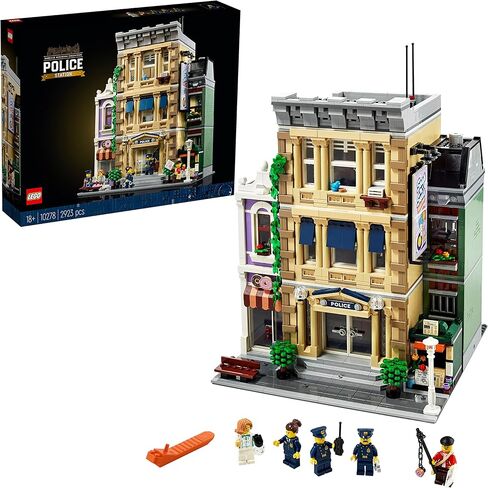 LEGO Police Station 10278 Building Kit; A Highly Detailed Displayable Model for Adults, New 2021 (2,923 Pieces) in Kuwait