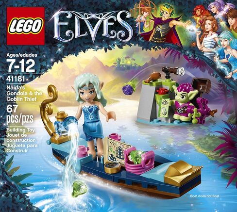 LEGO Elves Naida's Gondola & The Goblin Thief 41181 Building Kit (67 Pieces) in Saudi Arabia