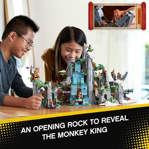 LEGO Monkie Kid The Legendary Flower Fruit Mountain 80024 Awesome Toy Building Kit (1,947 Pieces) in Saudi Arabia