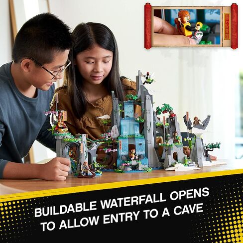 LEGO Monkie Kid The Legendary Flower Fruit Mountain 80024 Awesome Toy Building Kit (1,947 Pieces) in Saudi Arabia