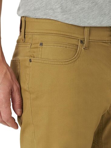 Lee Men's Extreme Motion 5-Pocket Synthetic Straight Pant in Kuwait