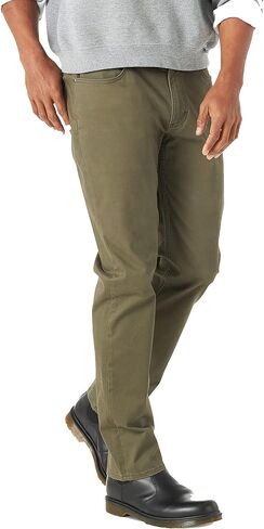 Lee Men's Extreme Motion 5-Pocket Synthetic Straight Pant in Kuwait
