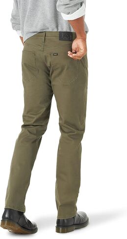 Lee Men's Extreme Motion 5-Pocket Synthetic Straight Pant in Kuwait