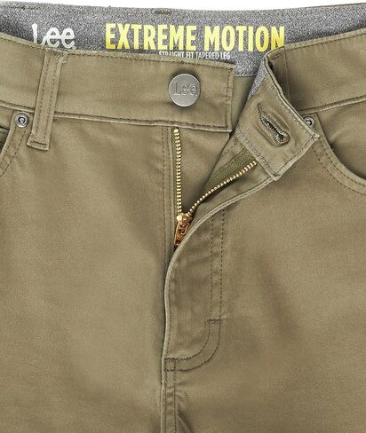 Lee Men's Extreme Motion 5-Pocket Synthetic Straight Pant in Kuwait
