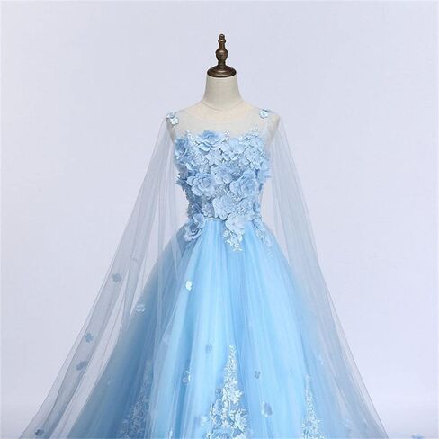 YJNXHN Women's 3D Floral Quinceanera Dresses Sweet 15 16 Prom Ball Gown Evening Party Dress in Saudi Arabia
