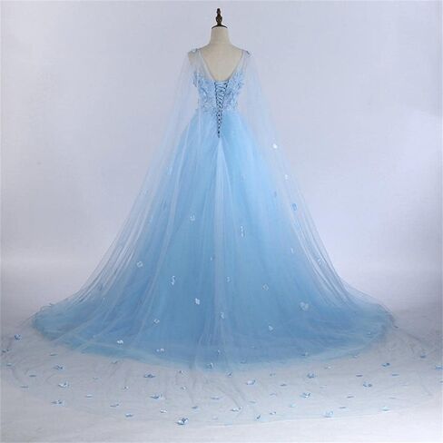 YJNXHN Women's 3D Floral Quinceanera Dresses Sweet 15 16 Prom Ball Gown Evening Party Dress in Saudi Arabia