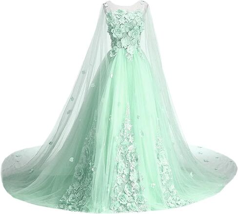 YJNXHN Women's 3D Floral Quinceanera Dresses Sweet 15 16 Prom Ball Gown Evening Party Dress in Kuwait