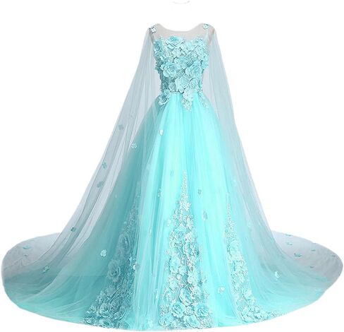 YJNXHN Women's 3D Floral Quinceanera Dresses Sweet 15 16 Prom Ball Gown Evening Party Dress in Kuwait