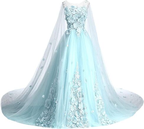 YJNXHN Women's 3D Floral Quinceanera Dresses Sweet 15 16 Prom Ball Gown Evening Party Dress in Kuwait