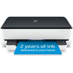 طابعة HP ENVY 6075 اللاسلكية الكل في واحد، تتضمن عامين من تسليم الحبر، والطباعة المحمولة، والمسح الضوئي والنسخ (8QQ97A) in Saudi Arabia