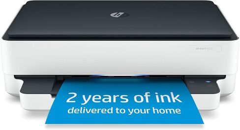 HP ENVY 6075 Wireless All-in-One Printer, Includes 2 Years of Ink Delivered, Mobile Print, Scan & Copy (8QQ97A) in Saudi Arabia