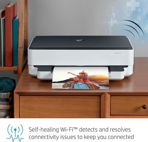 HP ENVY 6075 Wireless All-in-One Printer, Includes 2 Years of Ink Delivered, Mobile Print, Scan & Copy (8QQ97A) in Saudi Arabia