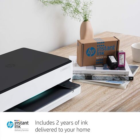 HP ENVY 6075 Wireless All-in-One Printer, Includes 2 Years of Ink Delivered, Mobile Print, Scan & Copy (8QQ97A) in Saudi Arabia
