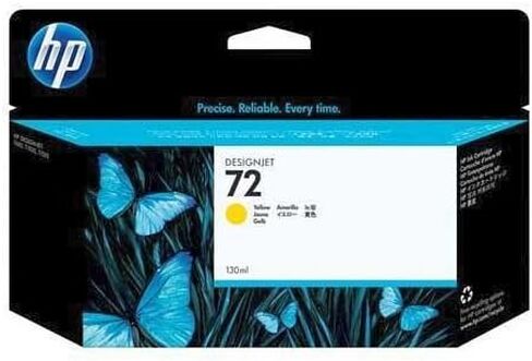 HP Genuine OEM C9373A (HP72) HP 72 Yellow Inkjet Cartridge (130ML) in Saudi Arabia