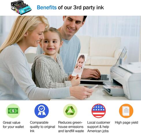 مجموعة خراطيش حبر متوافقة مكونة من 4 قطع من كارتلي لجهاز HP 950 951 950XL 951XL لخرطوشة طابعة OfficeJet Pro 8600 8610 8620 8615 8100 8630 8625 (1 أسود سماوي 1 أرجواني 1 أصفر) in Kuwait