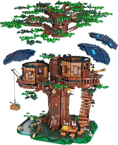 LEGO Ideas 21318 Tree House Playset Building Kit (3,036 Pieces) — Collectible Display Set and Birthday Family Christmas Holiday Toy for Adults & Kids — Drawstring Bag in Saudi Arabia