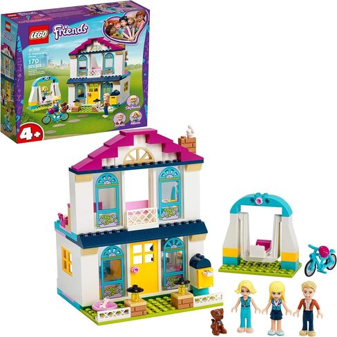 LEGO Friends 4+ Stephanie’s House 41398 Mini-Doll’s House, Lets Kids Role-Play Family Life Friends Stephanie, Alicia and James (170 Pieces) in Saudi Arabia