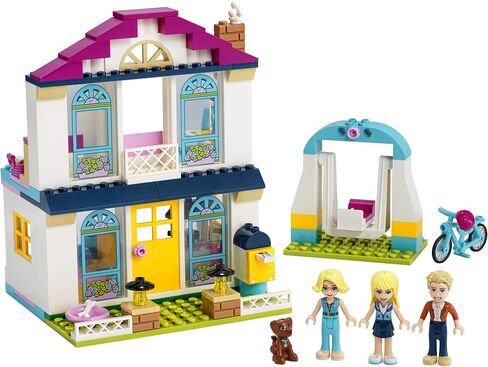 LEGO Friends 4+ Stephanie’s House 41398 Mini-Doll’s House, Lets Kids Role-Play Family Life Friends Stephanie, Alicia and James (170 Pieces) in Saudi Arabia