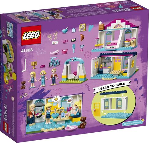 LEGO Friends 4+ Stephanie’s House 41398 Mini-Doll’s House, Lets Kids Role-Play Family Life Friends Stephanie, Alicia and James (170 Pieces) in Saudi Arabia