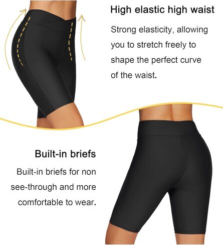 شورت سباحة نسائي من Tournesol بخصر عالٍ لباس سباحة وملابس سباحة طويلة تانكيني للأولاد in Kuwait