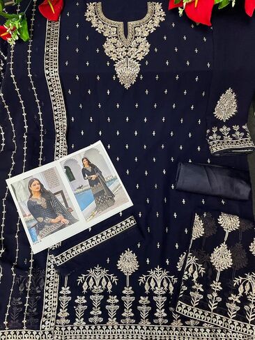 Heni Fashion Indian/Pakisatni Party/Wedding Wear Readymade Sharara Salwar Kameez/Salwar Suit for Women in Kuwait