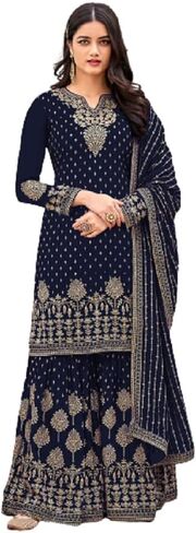 Heni Fashion Indian/Pakisatni Party/Wedding Wear Readymade Sharara Salwar Kameez/Salwar Suit for Women in Kuwait