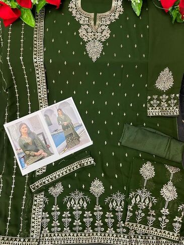 Heni Fashion Indian/Pakisatni Party/Wedding Wear Readymade Sharara Salwar Kameez/Salwar Suit for Women in Kuwait