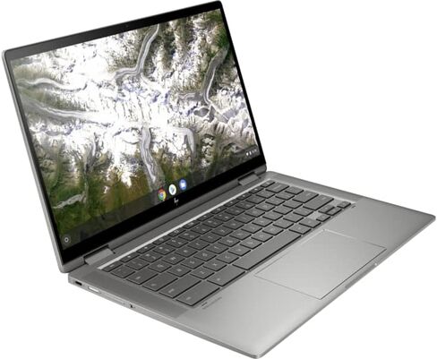 HP Chromebook x360 - 14c-ca0010ca 14 بوصة Intel Pentium Gold 6405U 4GB 64 GB eMMC Chrome OS Metal Silver (متجدد) in Kuwait
