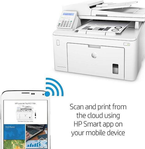 HP LaserJet Pro MFP M227fdn Monochrome All-in-One Printer with built-in Ethernet & 2-sided printing, (G3Q79A) in Saudi Arabia