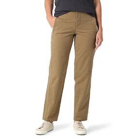 بنطال Lee نسائي Ultra Lux متوسط ​​الارتفاع مريح بأرجل مستقيمة in Kuwait
