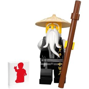 LEGO NINJAGO Minifigure - Master Sensei Wu (Legacy) with Brown Staff 70670 in Kuwait