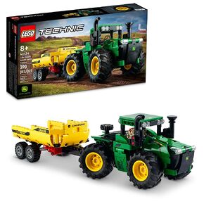 LEGO Technic John Deere 9620R 4WD Tractor Toy 42136 Building Toy - Collectible Model with Trailer, Featuring Realistic Details, Construction Farm Toy for Kids Ages 8+ in Saudi Arabia