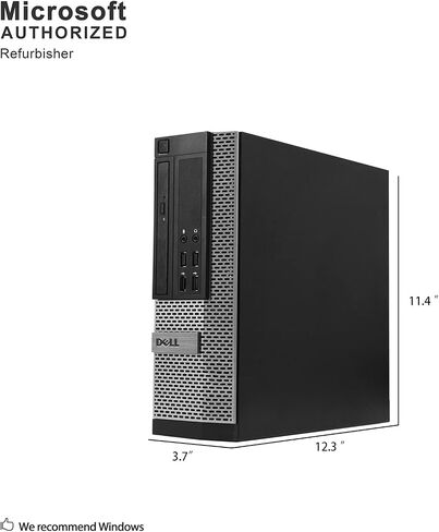 Dell Optiplex 9020 SFF High Performance Desktop Computer, Intel Core i7-4790 up to 4.0GHz, 16GB RAM, 960GB SSD, Windows 10 Pro, USB WiFi Adapter, (Renewed) in Saudi Arabia