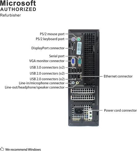 Dell Optiplex 9020 SFF High Performance Desktop Computer, Intel Core i7-4790 up to 4.0GHz, 16GB RAM, 960GB SSD, Windows 10 Pro, USB WiFi Adapter, (Renewed) in Saudi Arabia