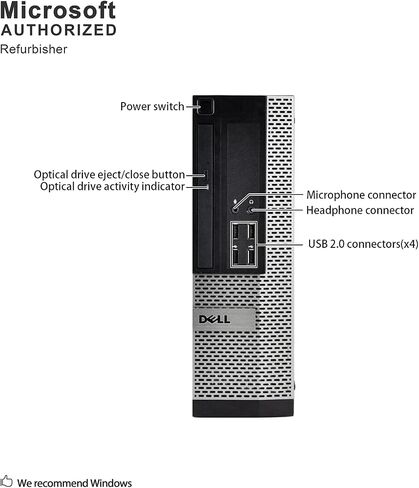 DELL Optiplex 990 Desktop Computer, i7 upto 3.8GHz CPU, 16GB DDR3 Memory, New 512GB SSD, WiFi, Windows 10 Pro (Renewed)'] in Saudi Arabia