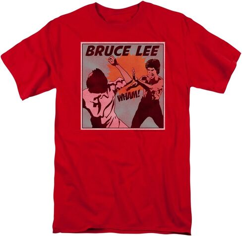 Trevco Boys' Bruce Lee Comic Panel Adult T-Shirt in Kuwait