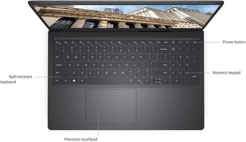 2022 Newest Dell Vostro 3510 Business Laptop, 15.6" FHD Display, Intel Core i5-1135G7 Processor, 16GB DDR4 RAM, 1TB PCIe SSD, Webcam, HDMI, Wi-Fi, Windows 11 Pro, Black in Saudi Arabia