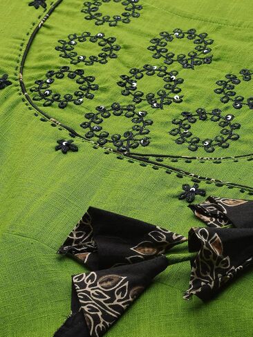 Women's Cotton Embroidered Indian Anarkali Kurtis in Kuwait