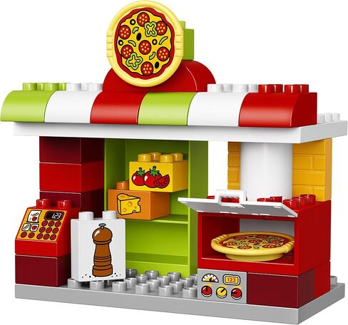 LEGO DUPLO My Town Pizzeria 10834, Preschool, Pre-Kindergarten Large Building Block Toys for Toddlers (57 Pieces) (Discontinued by Manufacturer) in Saudi Arabia