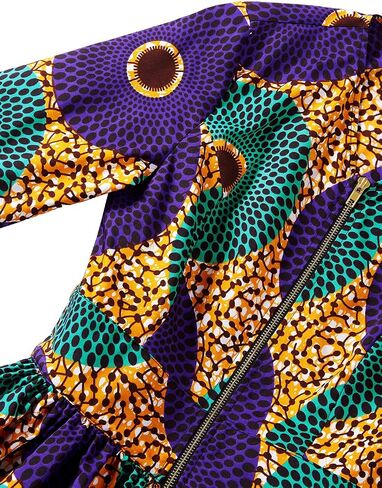 SHENBOLEN Women African Print Shirt Ankara Long Sleeves Top in Saudi Arabia