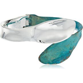 Robert Lee Morris Femme البتلة والمظهر & Silver sculptural bypass المفصلي تشكيلة سوار in Kuwait