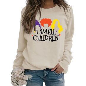 It's Just A Bunch of Hocus Pocus T Shirt Women Halloween Sweatshirt Funny Sanderson Sisters Graphic Tee Tops in Saudi Arabia